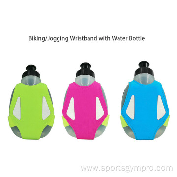 Ridding/Jogging Wristband with Water Bottle